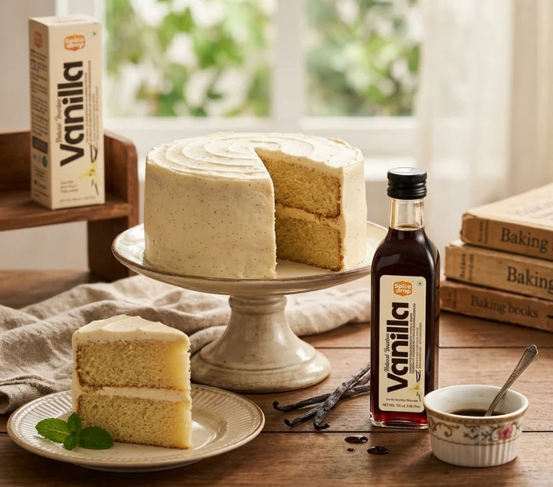 Bourbon Vanilla Sponge Cake