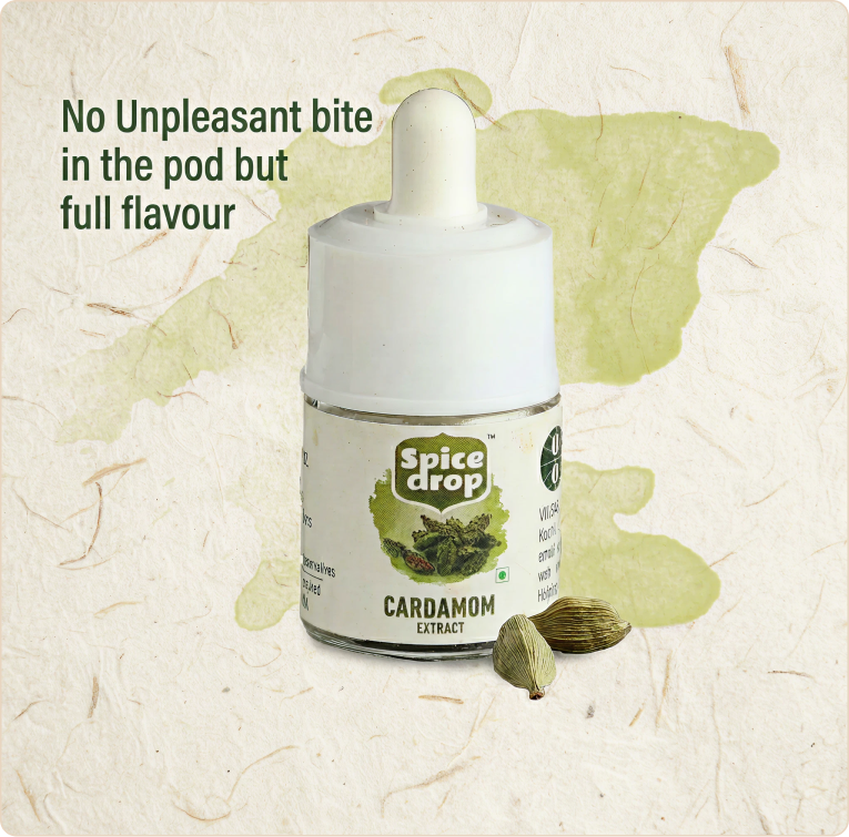No Unpleasant bite in the pod but full flavour